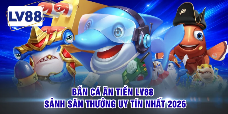Bắn Cá Ăn Tiền LV88 - Sảnh Săn Thưởng Uy Tín Nhất 2026