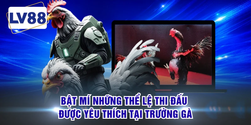 Bật mí những thể lệ thi đấu được yêu thích tại trường gà