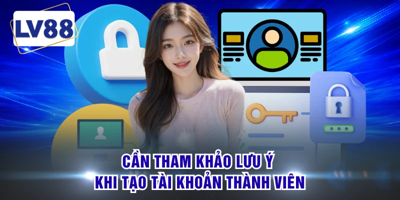 Cần tham khảo lưu ý khi tạo tài khoản thành viên