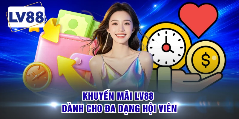 Khuyến mãi LV88 dành cho đa dạng hội viên